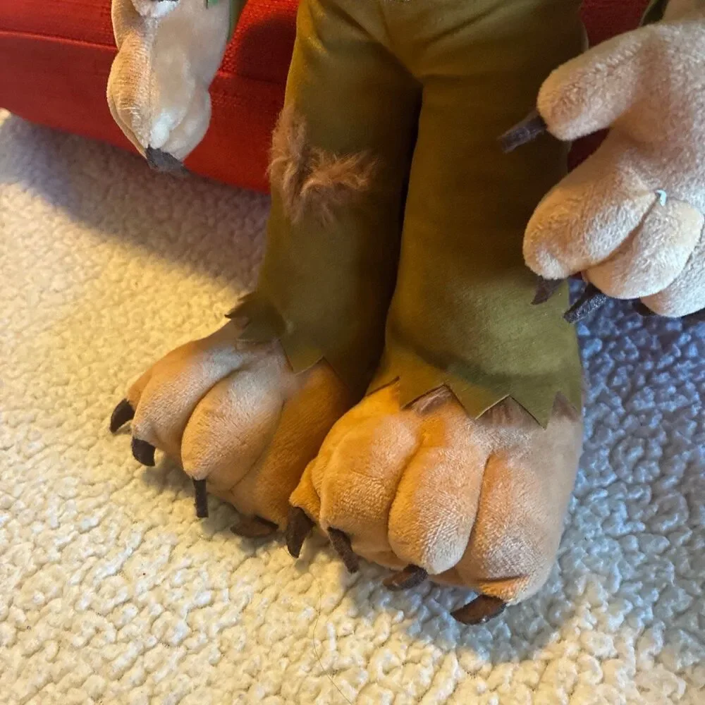 Universal Studios Monsters The Wolf Man Plush NWOT  Green Brown